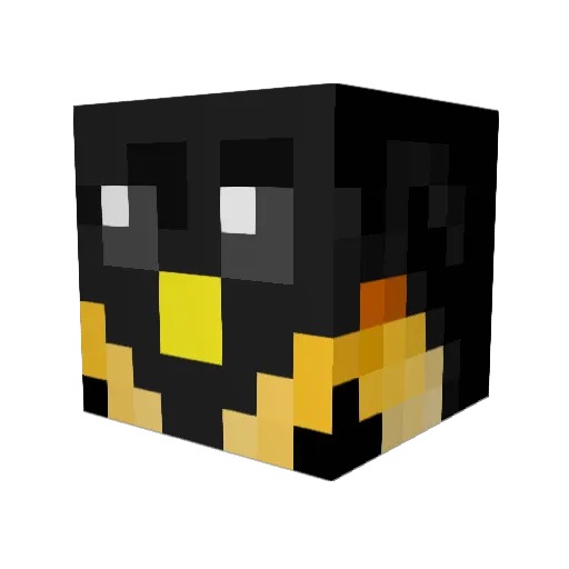 FadedxGoon Minecraft avatar head, 3D render