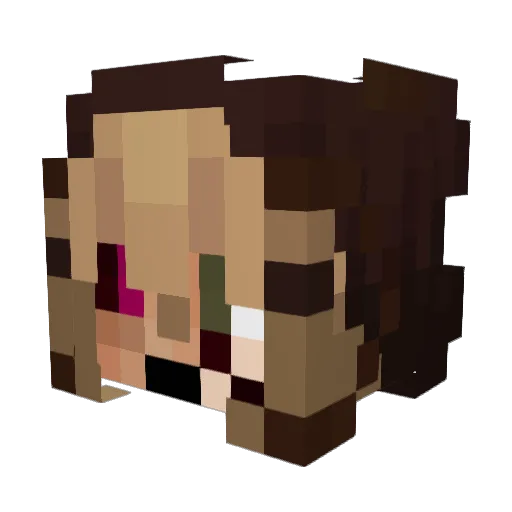 FadingLight5658 Minecraft avatar head, 3D render