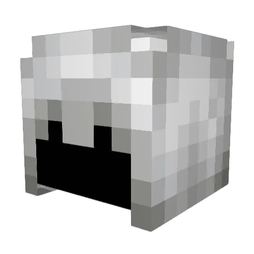 FadingNocturne Minecraft avatar head, 3D render