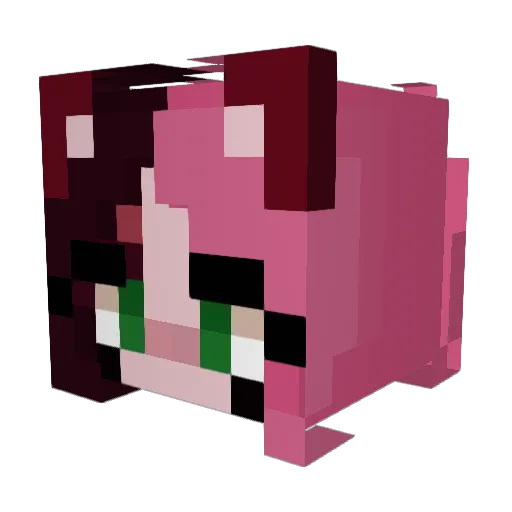 FaeralWyvern Minecraft avatar head, 3D render