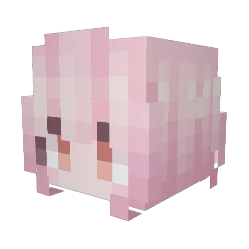 Faervys Minecraft avatar head, 3D render