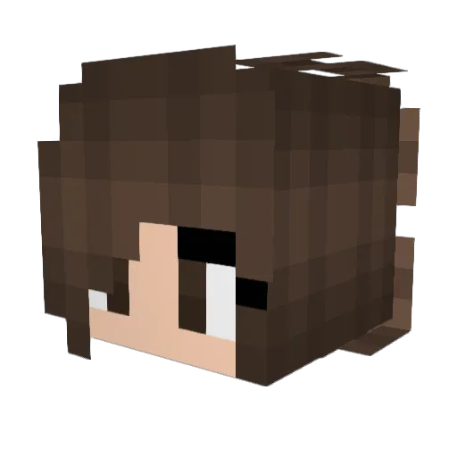 Faery_Empress Minecraft avatar head, 3D render