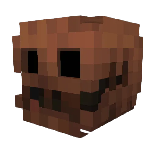 Fafouzi_37 Minecraft avatar head, 3D render