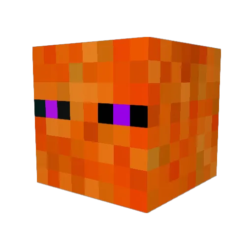 Fagtron_Megatard Minecraft avatar head, 3D render