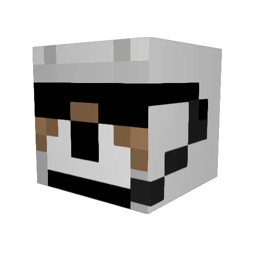 Fahad__506 Minecraft avatar head, 3D render
