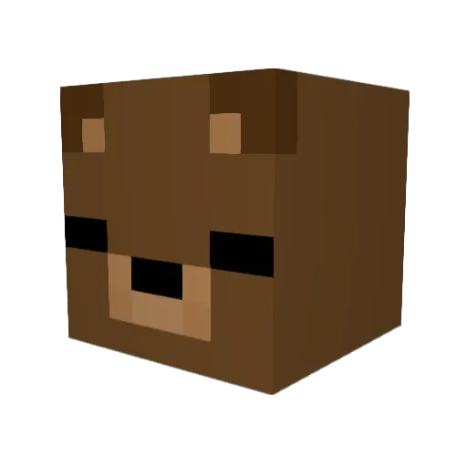 Faijthl3ss Minecraft avatar head, 3D render
