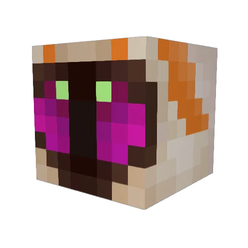 FailHarold Minecraft avatar head, 3D render