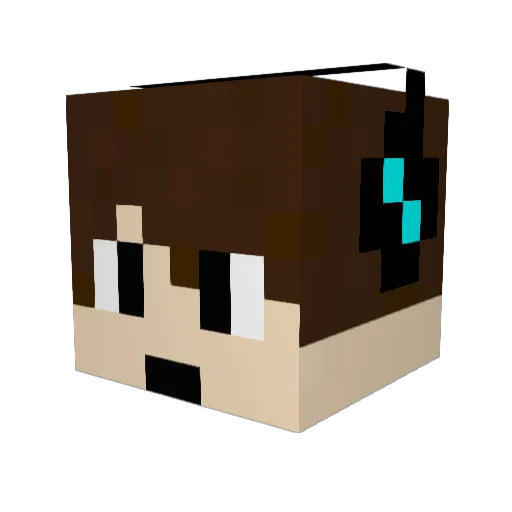 FailX_DerEchte Minecraft avatar head, 3D render