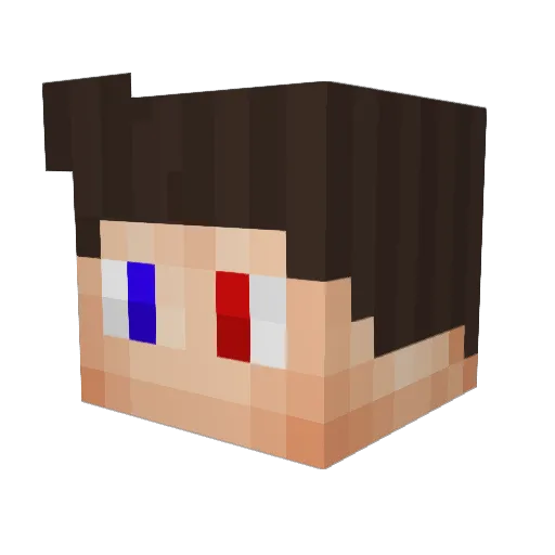 Fail_Gamer99 Minecraft avatar head, 3D render