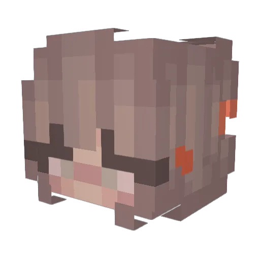 FailedQuickDrop Minecraft avatar head, 3D render