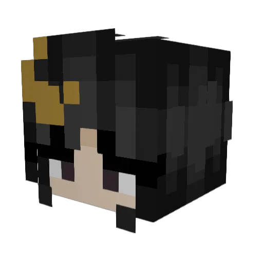 Fained_Fables Minecraft avatar head, 3D render