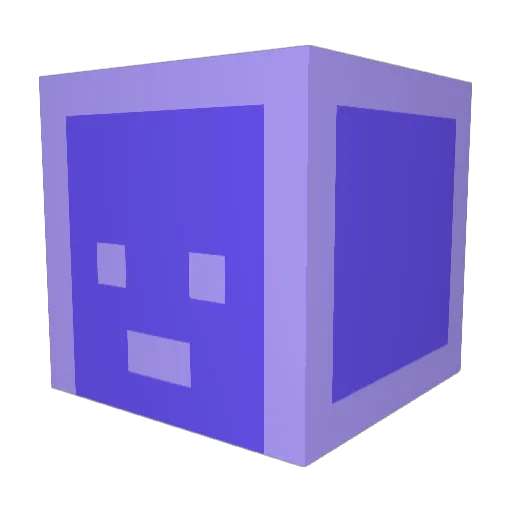 FaintFeeler Minecraft avatar head, 3D render