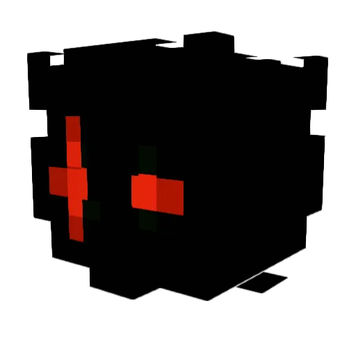 FaintState Minecraft avatar head, 3D render