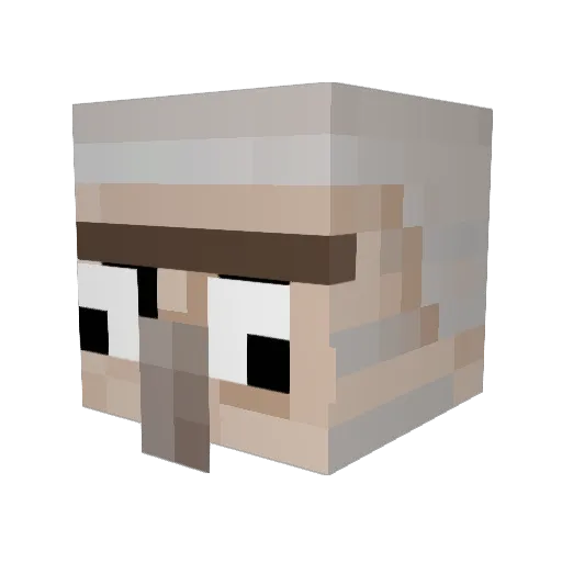 FaintWeevil7869 Minecraft avatar head, 3D render