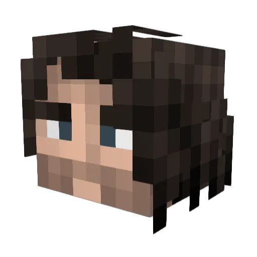 Fairhurst98 Minecraft avatar head, 3D render