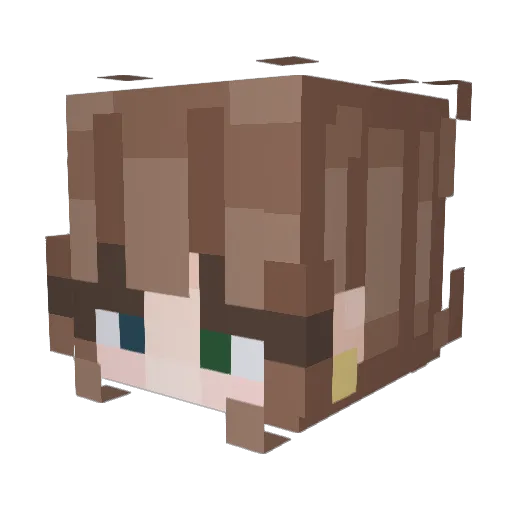 Fairiefighter Minecraft avatar head, 3D render