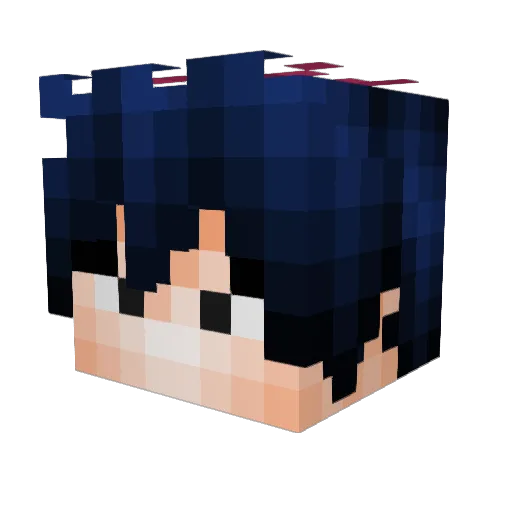 FairyTailAnimoo Minecraft avatar head, 3D render
