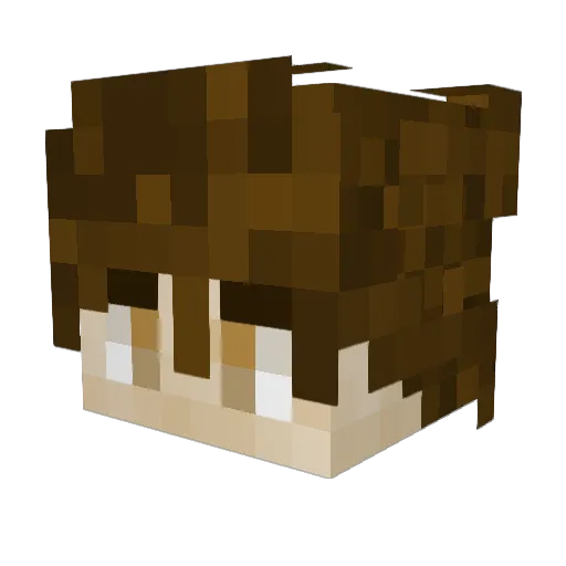 FairyTown Minecraft avatar head, 3D render
