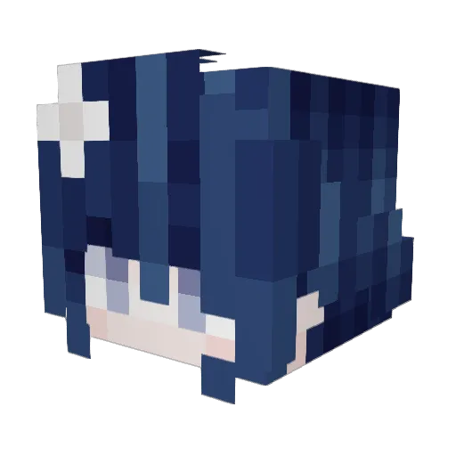 Fairy_001 Minecraft avatar head, 3D render