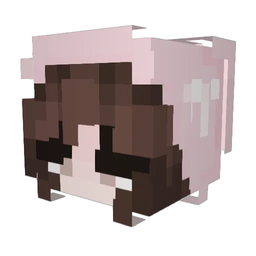 Fairy_Oak Minecraft avatar head, 3D render