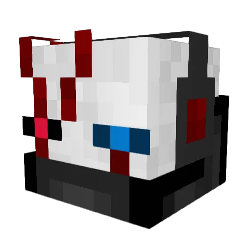 Fairyhunter123 Minecraft avatar head, 3D render