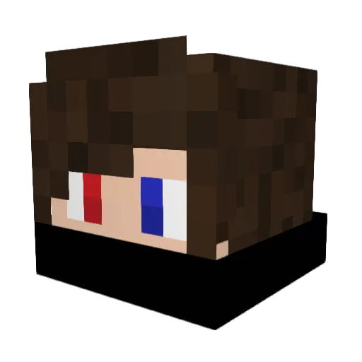 Faisl562 Minecraft avatar head, 3D render