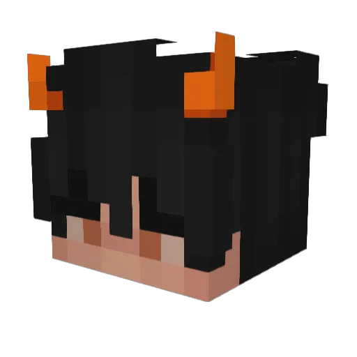 Faite0 Minecraft avatar head, 3D render