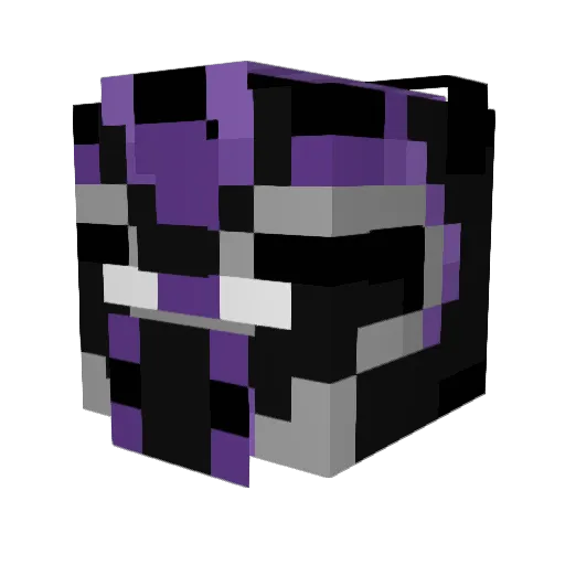 Faiteee Minecraft avatar head, 3D render