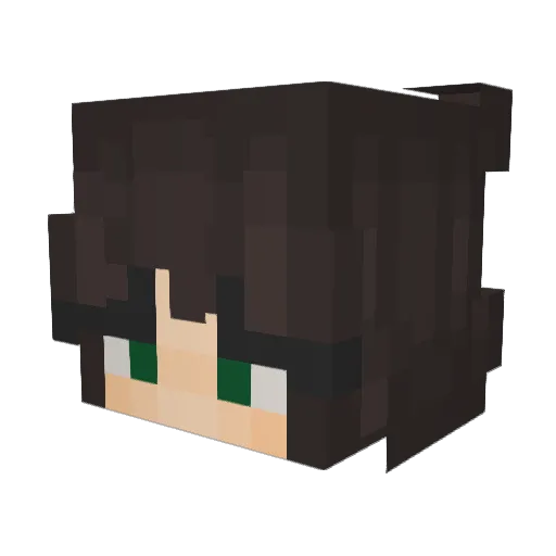 FaithAnne7 Minecraft avatar head, 3D render