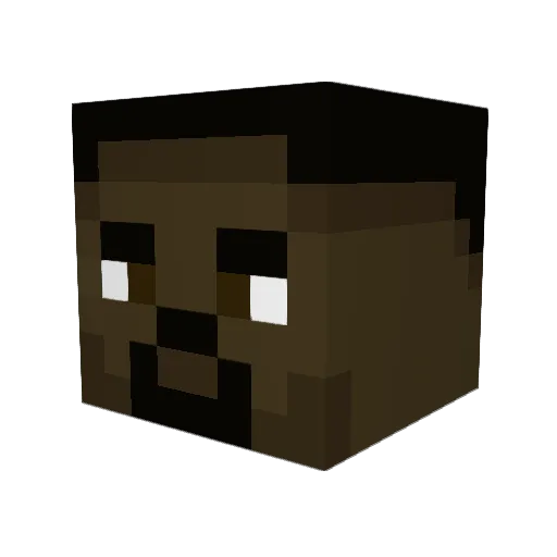 FaithBound Minecraft avatar head, 3D render