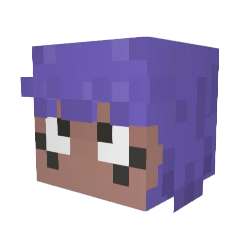 FaithSAwesome Minecraft avatar head, 3D render