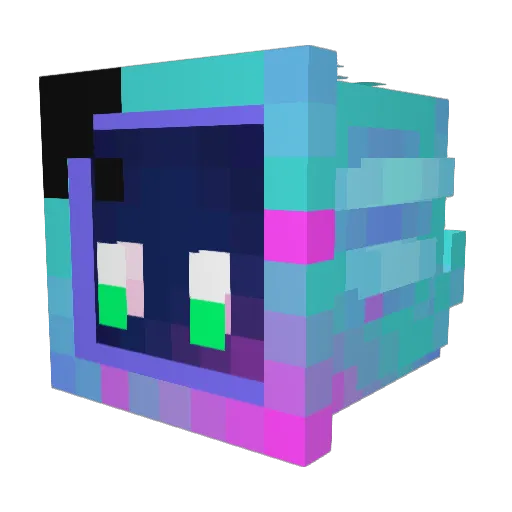 Faith_In_Fire01 Minecraft avatar head, 3D render