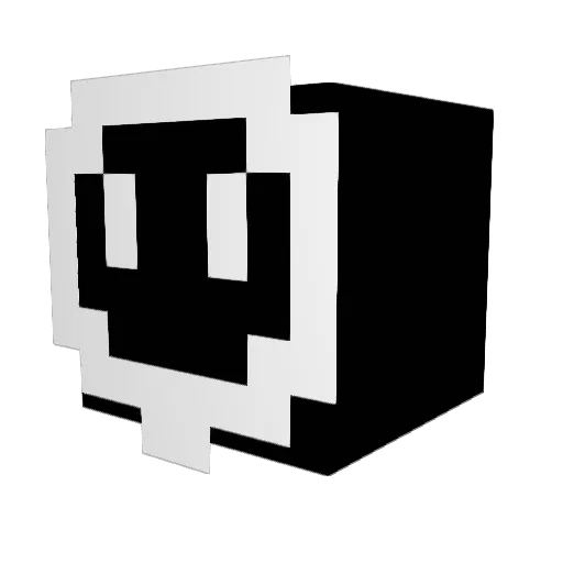 Faithxtc Minecraft avatar head, 3D render