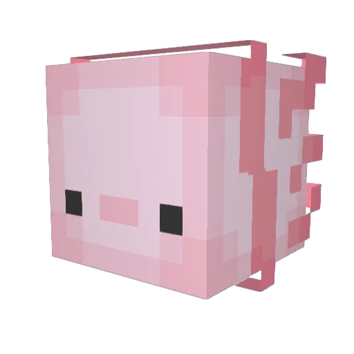 Faithy4 Minecraft avatar head, 3D render
