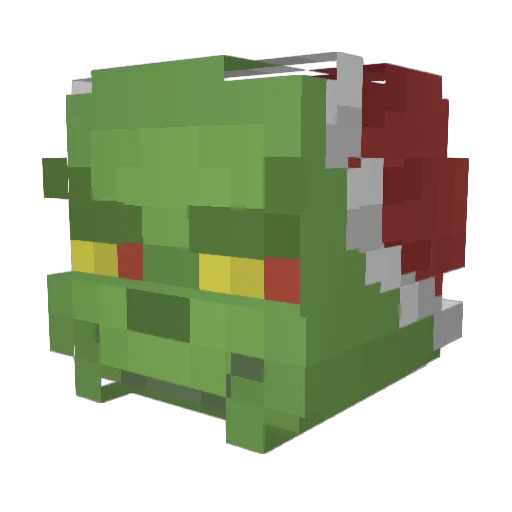 Faithytale Minecraft avatar head, 3D render
