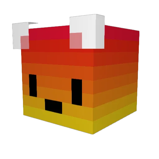 FajnovySimon Minecraft avatar head, 3D render