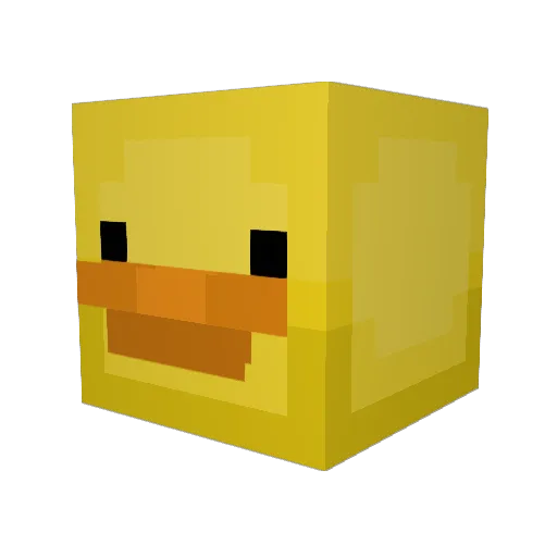 Fake115 Minecraft avatar head, 3D render