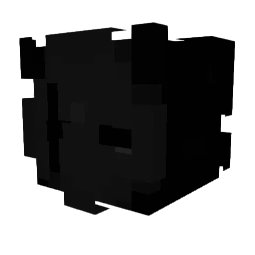 FakeArrow Minecraft avatar head, 3D render