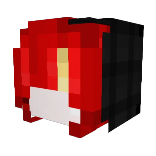 FakeBla Minecraft avatar head, 3D render
