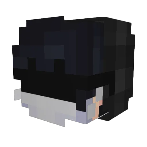 FakeBugs Minecraft avatar head, 3D render