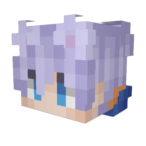 FakeCheaters Minecraft avatar head, 3D render
