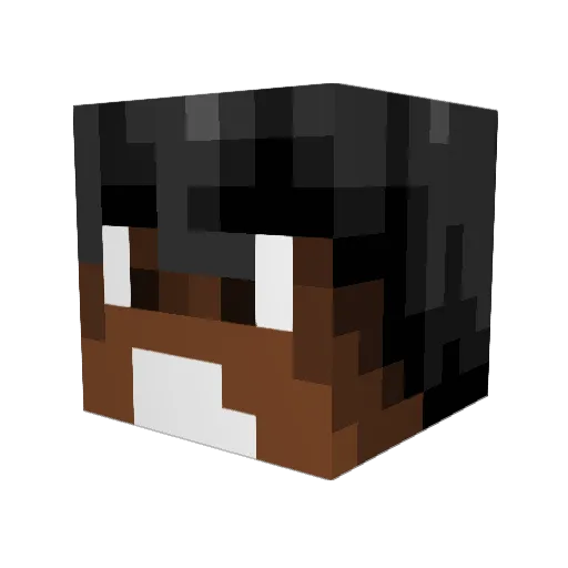 FakeGoonzies Minecraft avatar head, 3D render