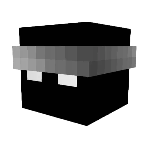 FakeMousse Minecraft avatar head, 3D render