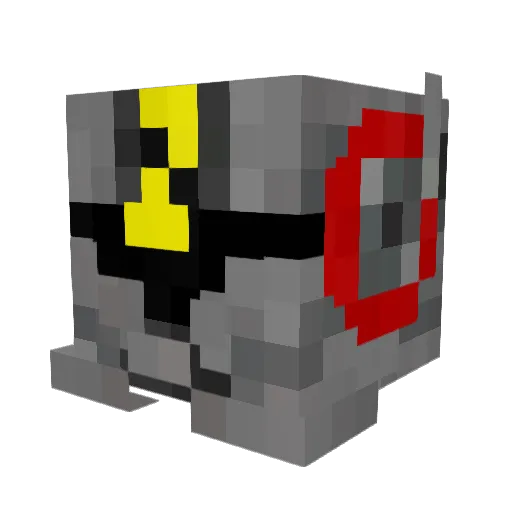 FakeNewbie Minecraft avatar head, 3D render