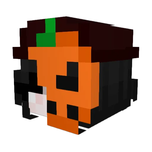 FakeRomance Minecraft avatar head, 3D render