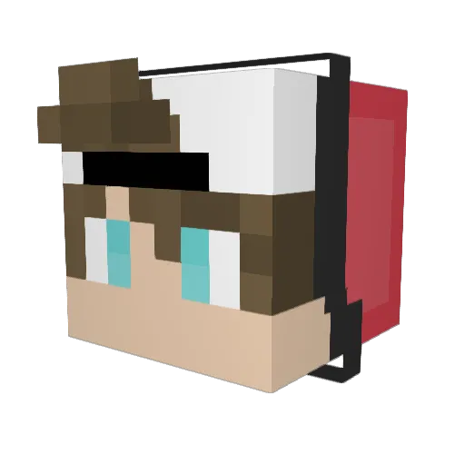 FakeSupremeWatch Minecraft avatar head, 3D render