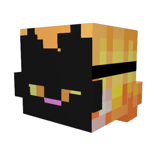 Fake_FalconTR Minecraft avatar head, 3D render