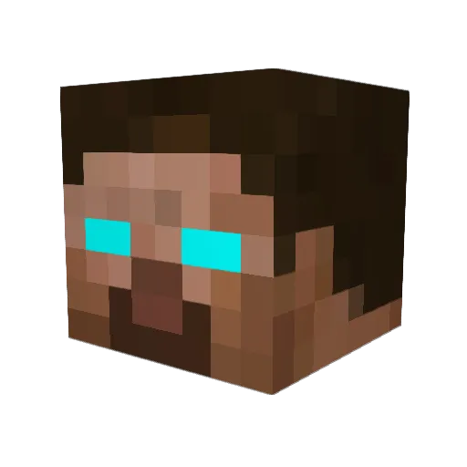 Fakebigmac2 Minecraft avatar head, 3D render