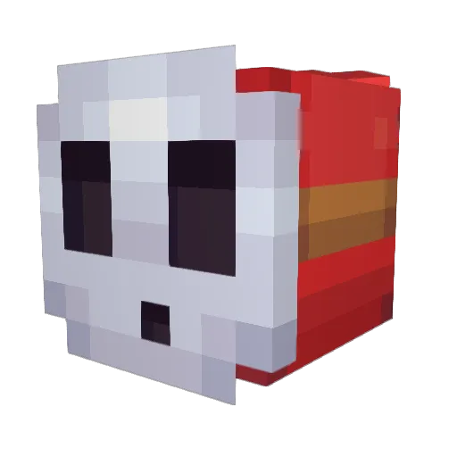 Fakeshyguy67 Minecraft avatar head, 3D render