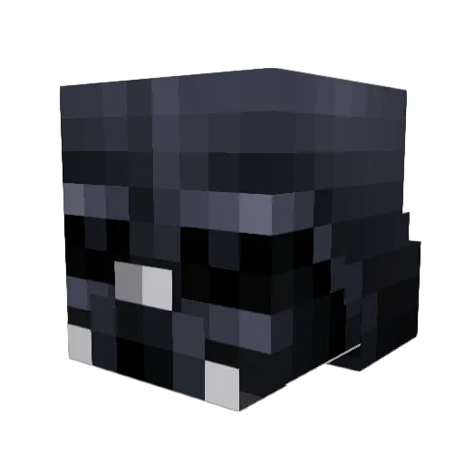Fakings Minecraft avatar head, 3D render